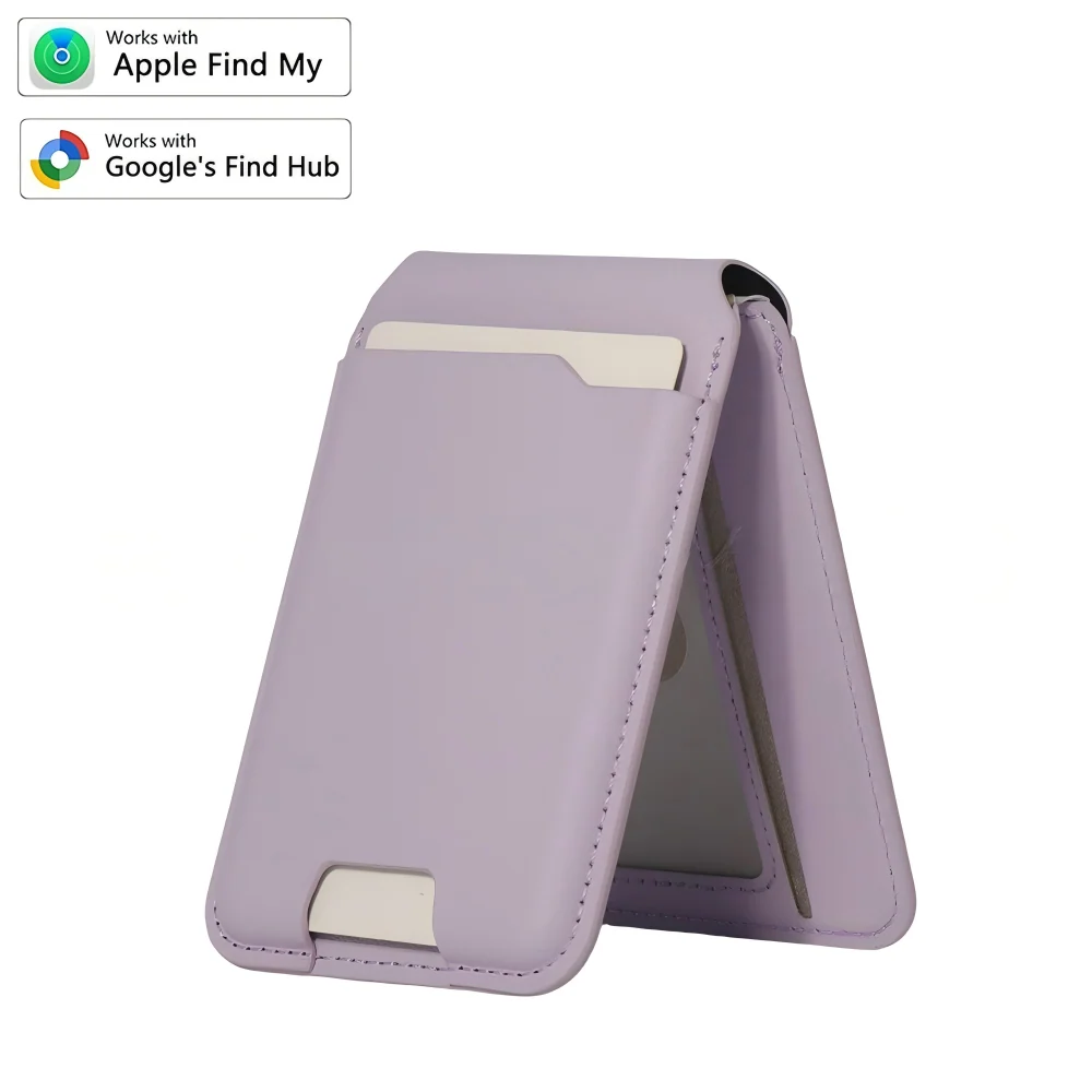 Smart MagSafe Wallet Made of Genuine Nappa Leather – with Apple Find My™ & Google Find Hub™, RFID Protection, and Wireless Charging. - Image 6