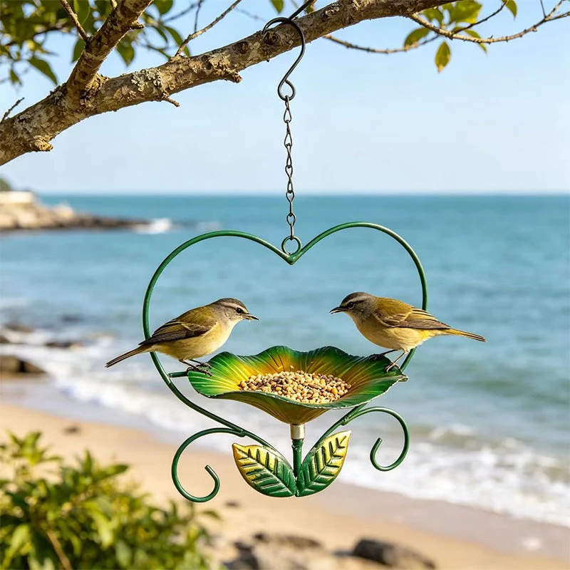 Outdoor Hanging Heart-Shaped Bird Feeder - Image 10