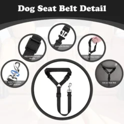 Alternative view of 🔥Buy more save more🎁2-in-1 Dog Car Seat Belt & Walking Leash