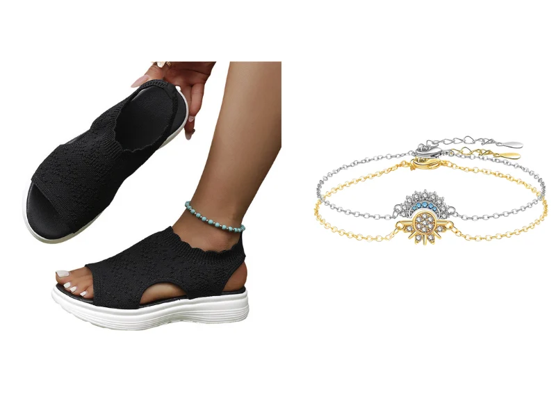 ⏳LAST DAY SALE ONLY £12.99!!💐 Women's Breathable Knit Platform Sandals – Air-permeable knit upper, cushioned sole & lightweight comfy summer footwear ✨ - Image 4