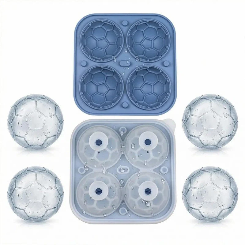 π’π’50% OFF!! β° Silicone Soccer Ball Ice Cube Tray β 5.5 cm Cubes, Slow-Melting, Leak-Proof Design, 4 Colors, Perfect for Game Nights & Cocktails π₯ - Image 10