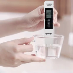 Alternative view of 💧 3-in-1 TDS Water Quality Tester - Measures pH, Chlorine, and Hardness with LCD Display for Pools and Aquariums 🌊📱