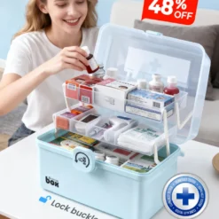 💊 Flash Sale!🏠✨Household Multi-Tier Large Capacity Medicine Box