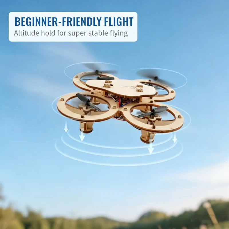 ππ₯ HOT SALE 50%OFF π₯π§© DIY Wooden Drone Building Kit π - Image 5