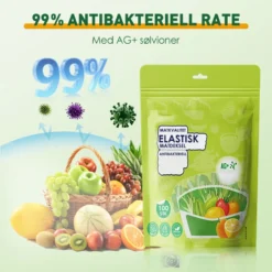 Alternative view of 100 pieces. Food-grade elastic food cover - Antibacterial