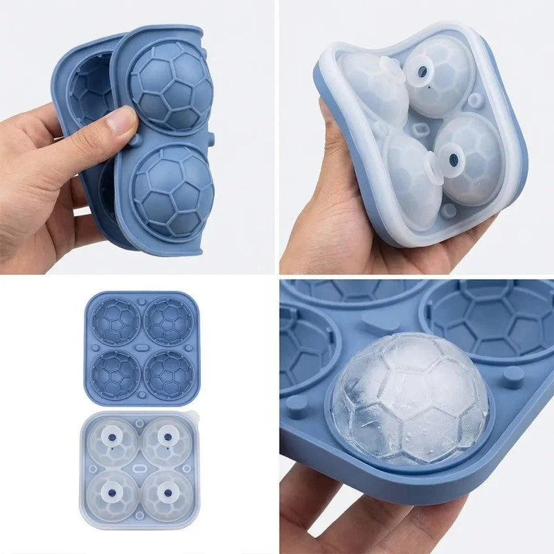 π’π’50% OFF!! β° Silicone Soccer Ball Ice Cube Tray β 5.5 cm Cubes, Slow-Melting, Leak-Proof Design, 4 Colors, Perfect for Game Nights & Cocktails π₯ - Image 8