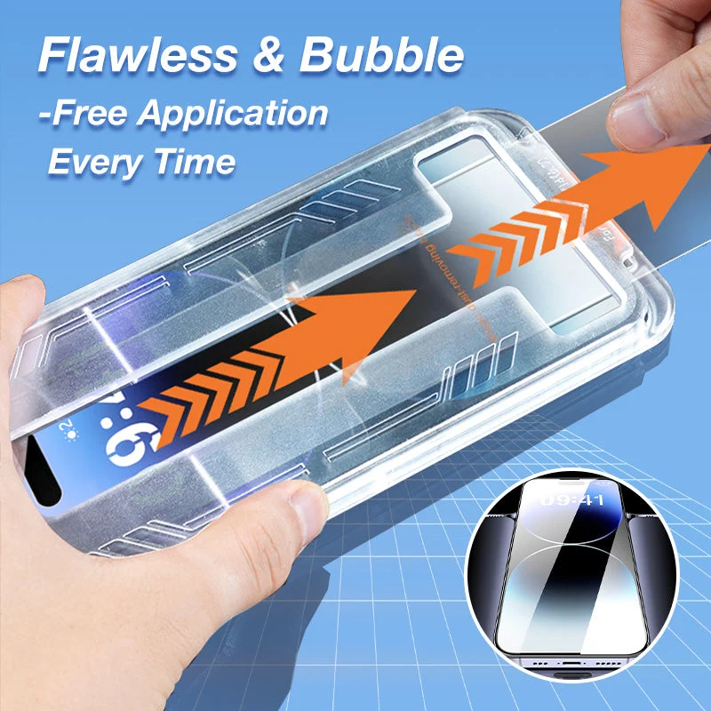 Alternative view of (iPhone 16 is coming!)🔥 iPhone Tempered Anti-Peeking Screen Protector - No Bubbles No Dust