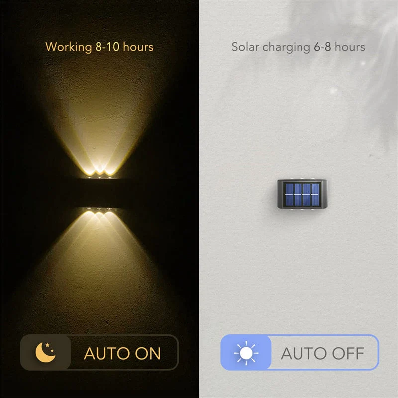 Solar Powered Up & Down Wall Light - Image 3
