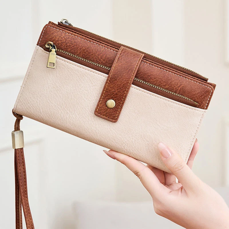 Women's Retro Style RFID Blocking Tri-fold Wallet - Image 9