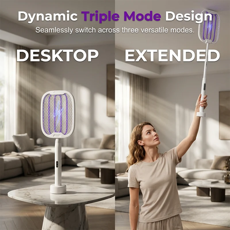 π¦ 50% OFF NOW! βοΈ3-In-1 Extendable Bug Zapper - Image 4