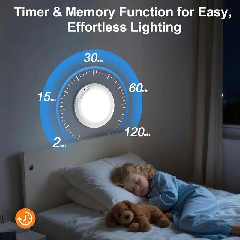 β¨ Rechargeable Motion Sensor Ceiling Light β Auto-On/Off, Magnetic Mount & Waterproof for Closet, Stairs, Garage & Balcony π¦π‘ - Image 8