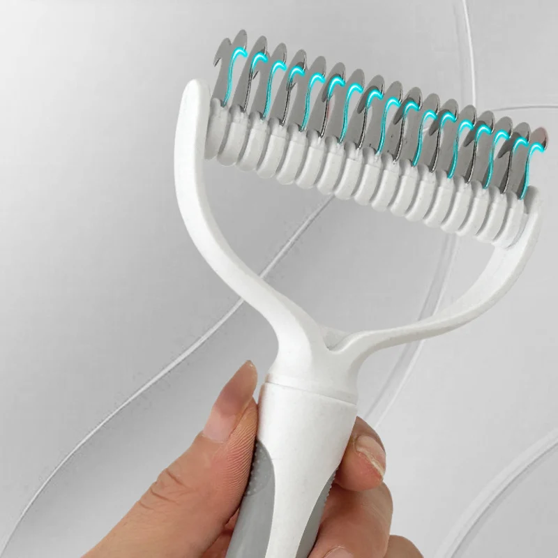 Dual-Sided Pet Grooming Rake - Image 6