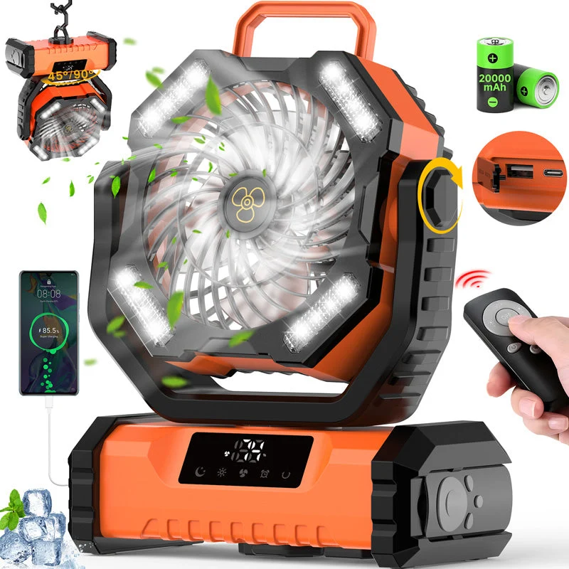🏆HOT SALE 50%OFF🍃Portable Oscillating Fan with Remote Control - Image 9
