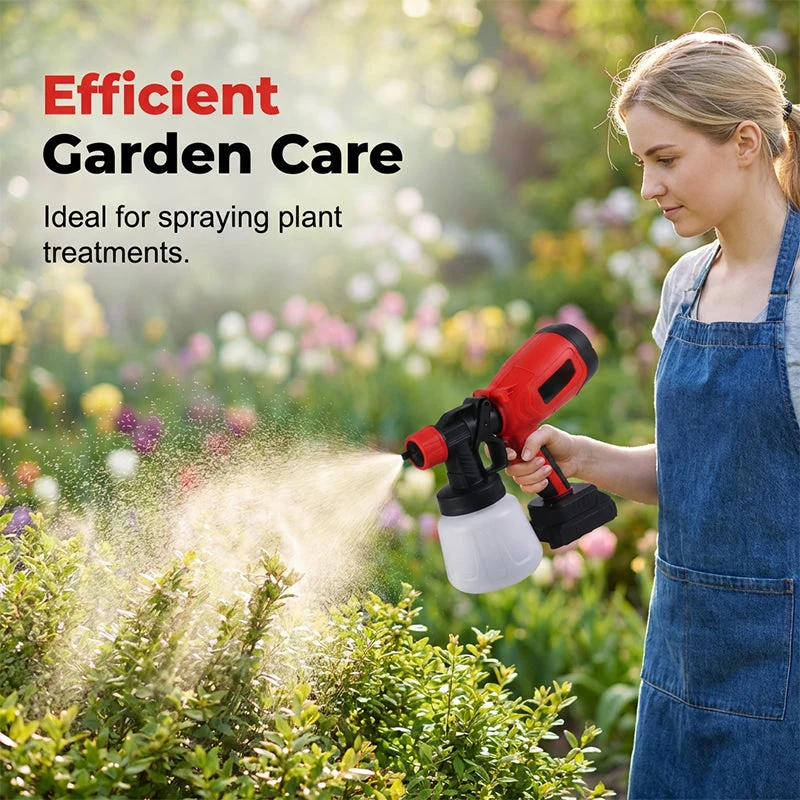 π¨π Cordless paint sprayer β 2 batteries, versatile, for painting & gardening! - Image 8