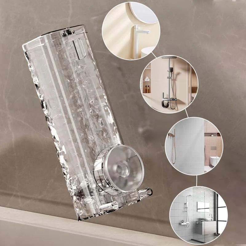 Universal Wall Mounted Suction Cup Shampoo Dispenser - Image 6