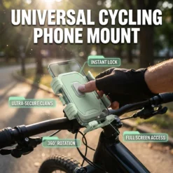 π΄π± Cycling phone mount β 1-sec lock, shockproof, full rotation for navigation!