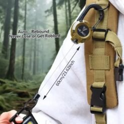 Alternative view of 🏆Buy More Save More🎁3 In 1 New Multifunctional Retractable Pull Reel Carabiner Keychain
