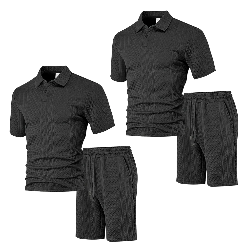 π50K+ SOLD!π₯π©³Men's Diamond Print 2-Piece Set β Ready in seconds! Soft, breathable top with easy shorts. No fuss, just style. Perfect for garden BBQs or coffee dates. - Image 17