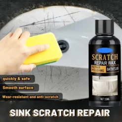 🔥HOT SALE 50%OFF🔥Bathroom Scratch Repair Wax with Sponge