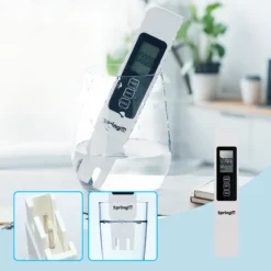 π§ 3-in-1 TDS Water Quality Tester - Measures pH, Chlorine, and Hardness with LCD Display for Pools and Aquariums ππ±