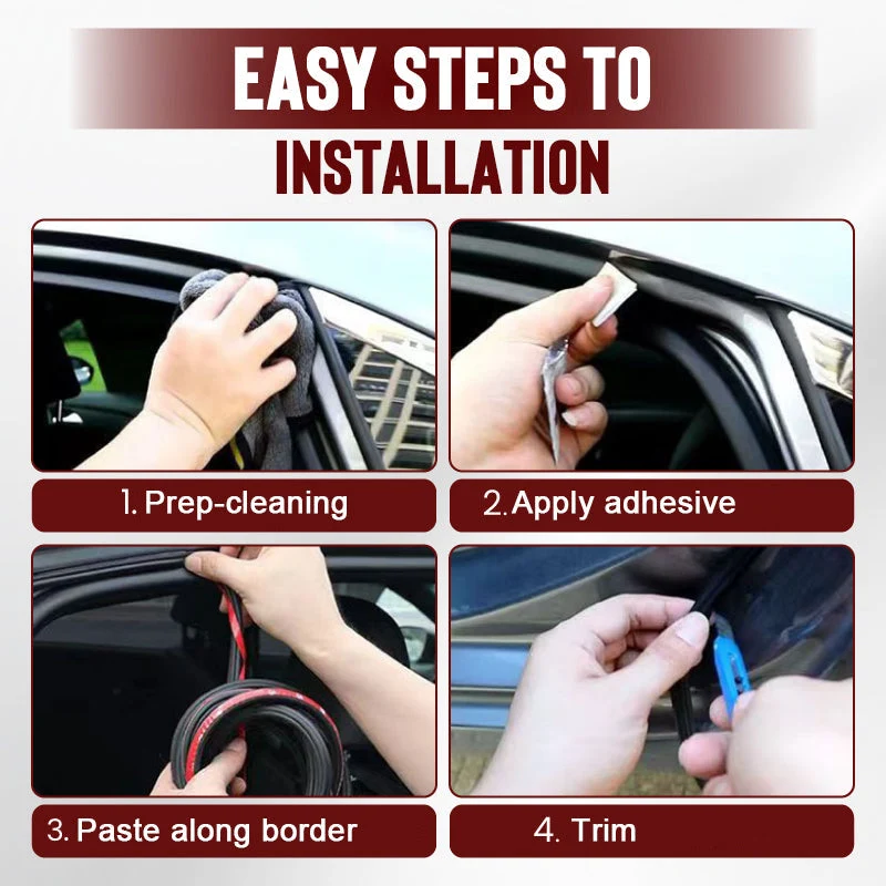 🔥50%OFF New Year Sale🔥Car Noise Reduction Dust-proof Rubber Seal Strip - Image 8