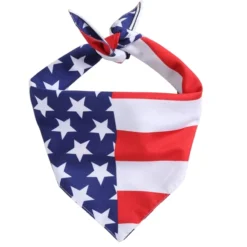 Holiday Dog Bandana Stars Stripes