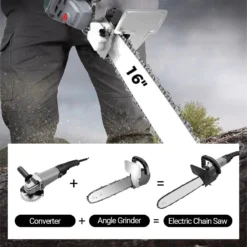 Alternative view of 🪚Electric Chain Saw Converter for Angle Grinder