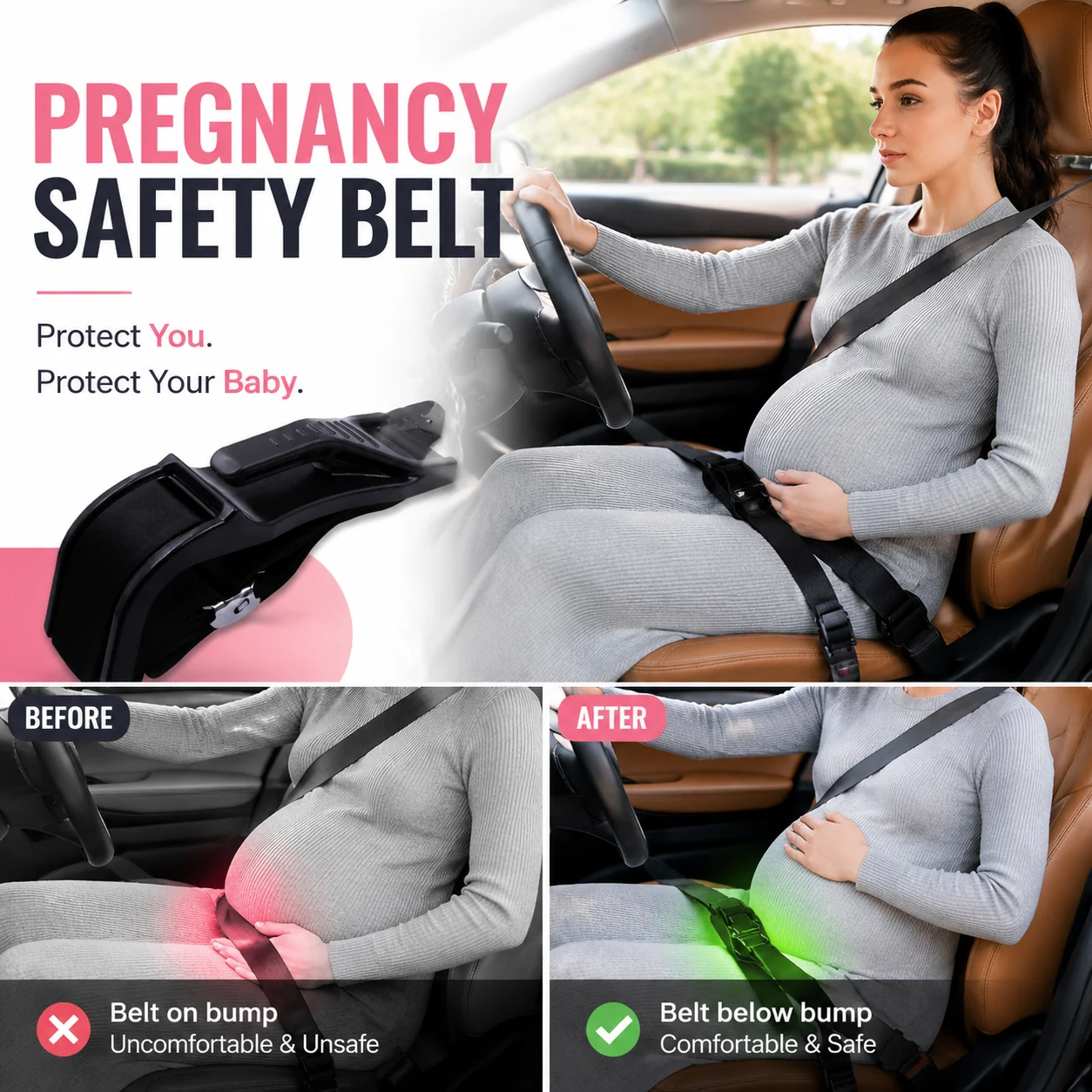 🎁 Hot Sale 50% OFF 🔥Pregnancy Safety Belt - Image 4