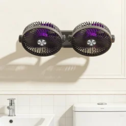 Alternative view of Dual Head Oscillating Ceiling Fan