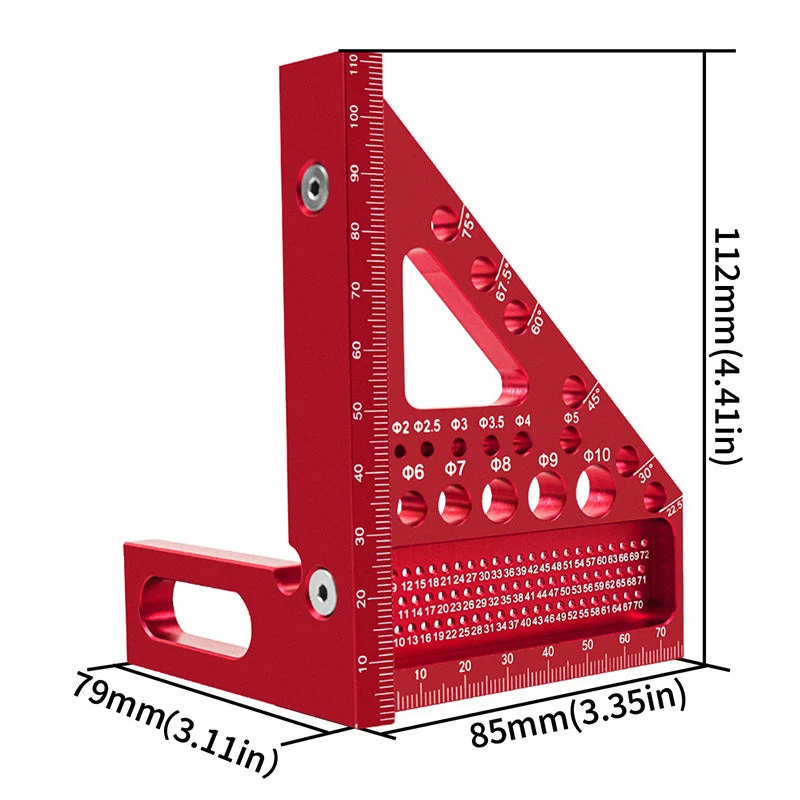 🔥Hot Sale(💥50%OFF)🔥Aluminum Triangle Square for Woodworking - Image 7