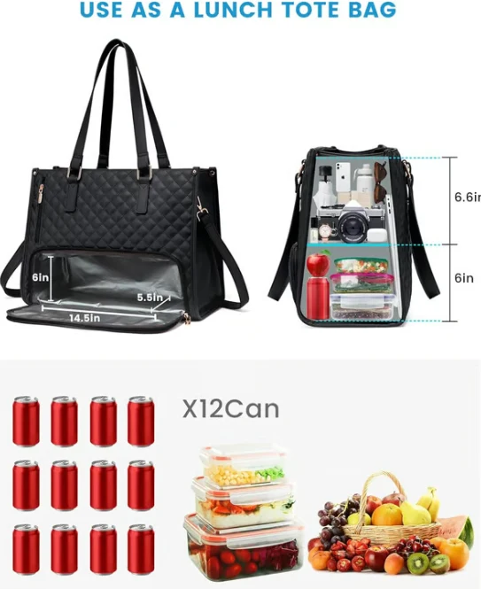 🔥Hot Sale 50% OFF🔥3 in 1 Lunch Tote Bag for Women🎁Free Matching Wallet⏰ - Image 4