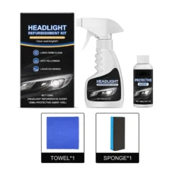 π Automotive Headlamp Restoration Fluid, blurring enhanced crystalline coating refurbisher