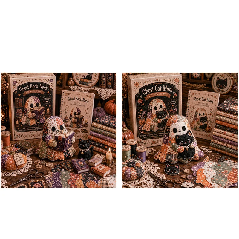 🎁Little Ghost's Cozy Halloween DIY Patchwork Kit - Image 18