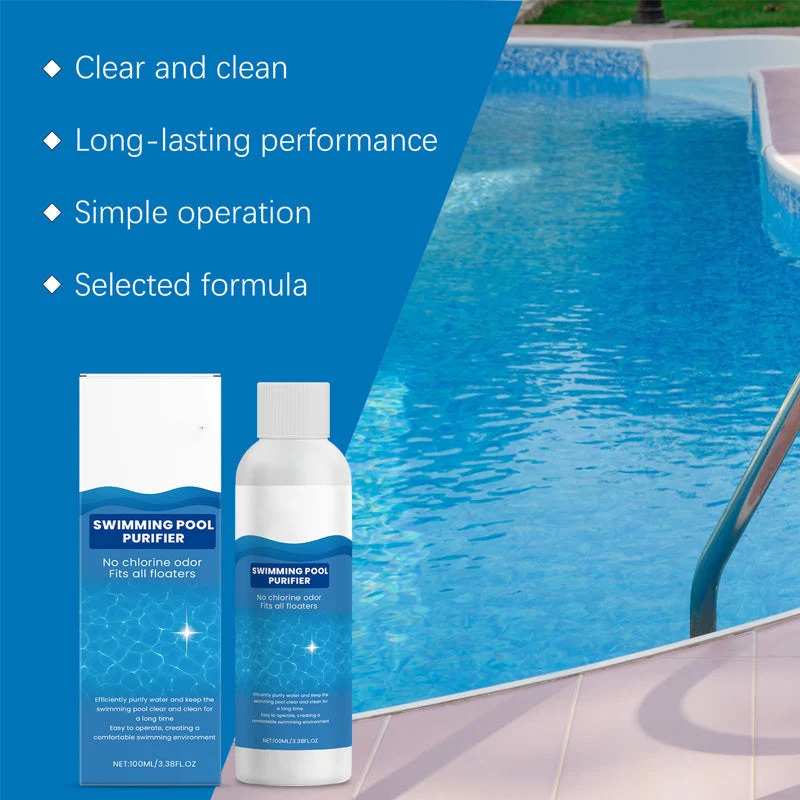 π§ Swimming Pool Purifying Liquid β Crystal Clear Water, Zero Hassle! β¨ Say goodbye to green water & harsh chemicals β just pure, fresh swimming every time. πββοΈπ - Image 2