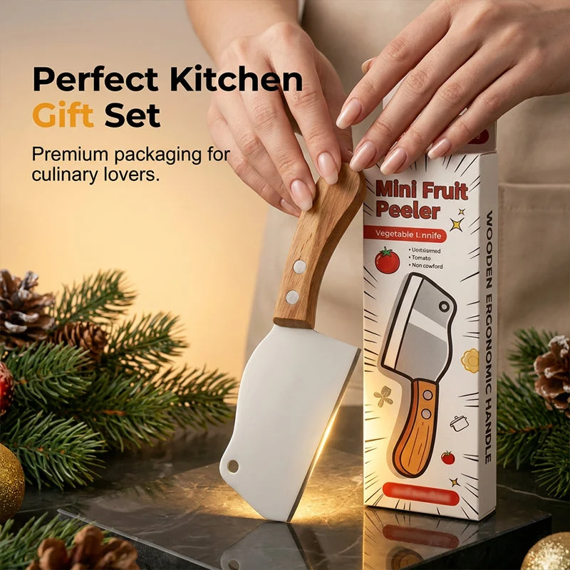 💎 LIMITED-TIME 50% OFF! ✨Stainless Steel Mini Fruit Kitchen Cleaver Knife - Image 6