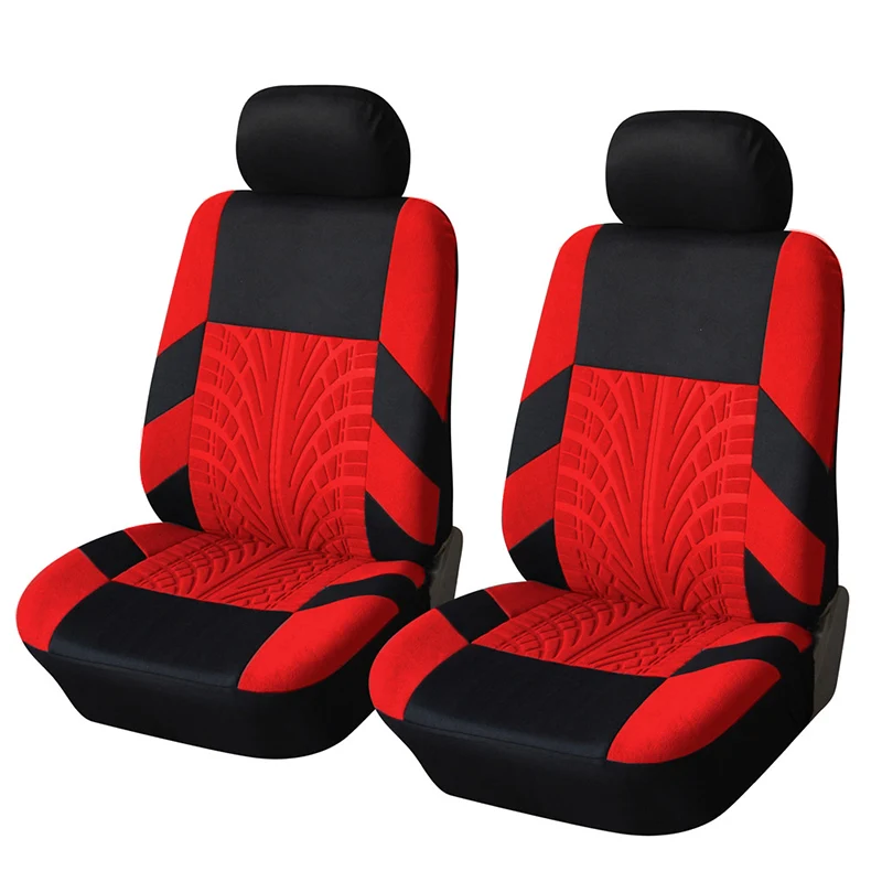 Car Seat Cover Set with Tire Tread Pattern - Image 8