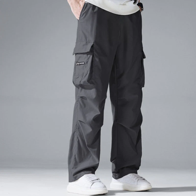 Men's Casual Cargo Pants with Multi-Pockets - Image 5