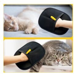 Alternative view of Reusable electrostatic glove for removing pet hair