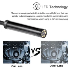Alternative view of 💎 50% OFF! 💎 Plug-and-Play Endoscope Camera – HD 1080p, IP67 Waterproof & Works Directly with iPhone, Android & iPad