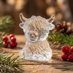 Alternative view of 🐮6‐Cavity Mini Highland Cow Ice Cube & Dessert Mold 🧊🍪 Cute 3D Ice for Drinks, Parties & Gifts💕