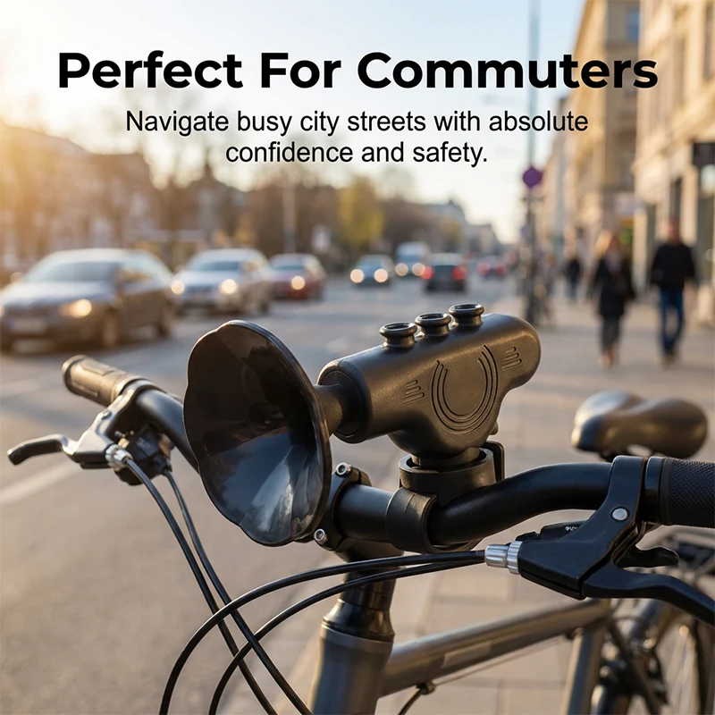 Easy-Install 120dB Electric Bike Bell with Remote Button - Image 8