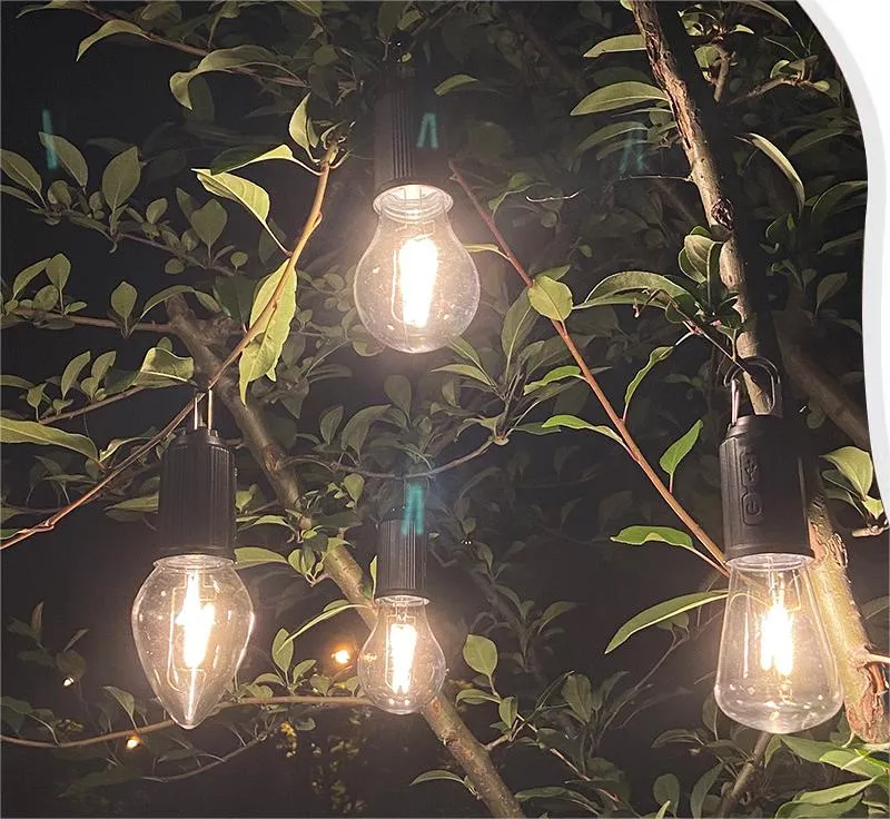 🔥🔥🔥Outdoor Camping Hanging Type-C Charging Retro Light Bulb Lighting Decoration - Image 5
