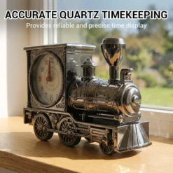 Alternative view of 📢📢49%  OFF !! ⏰Retro Locomotive Model Alarm Clock