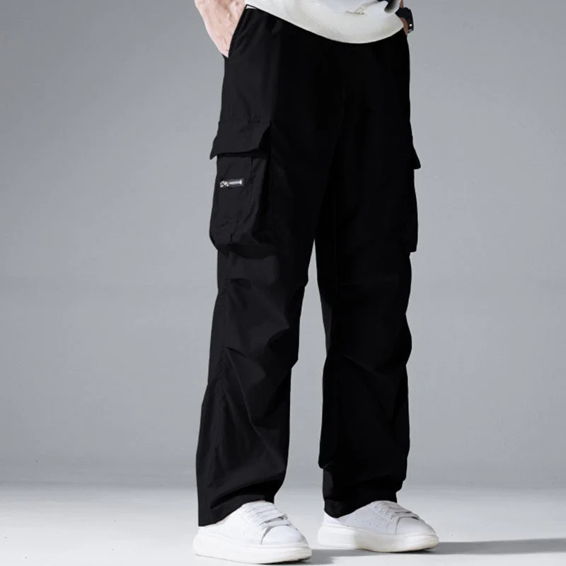 Men's Casual Cargo Pants with Multi-Pockets - Image 4