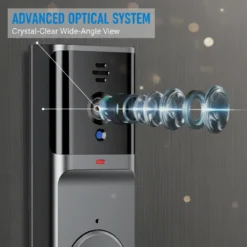 Alternative view of Cordless Smart Video Doorbell with 4.3" Screen