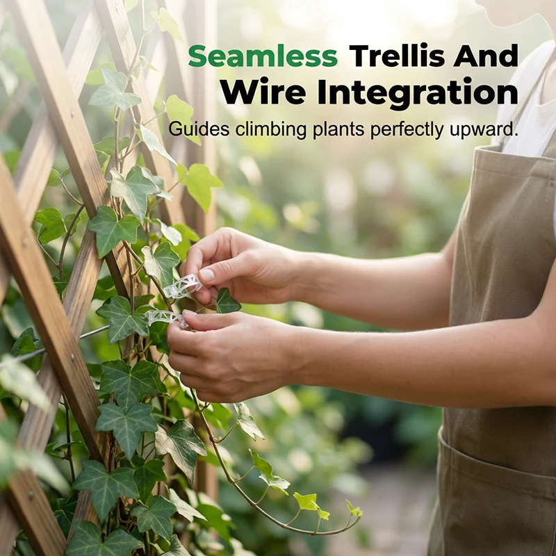 🧷 51% OFF NOW ! ⚡ 100 PCS Quick-Lock Plant Support Clips – Sturdy Support, Easy Install & Reusable Design 🌱 - Image 6