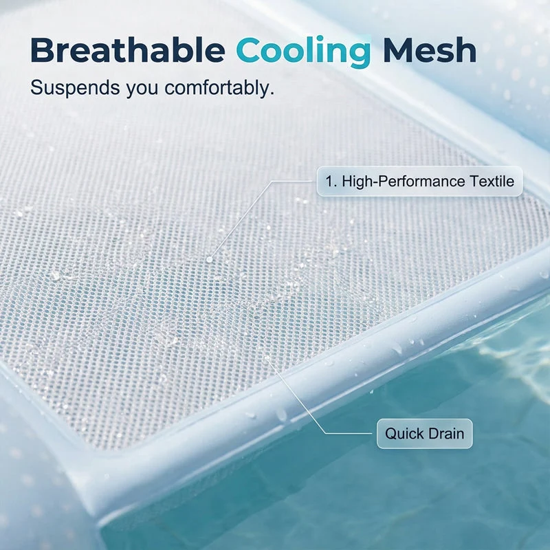 🎁Skin-Friendly PVC Pool Lounger Float - Image 5