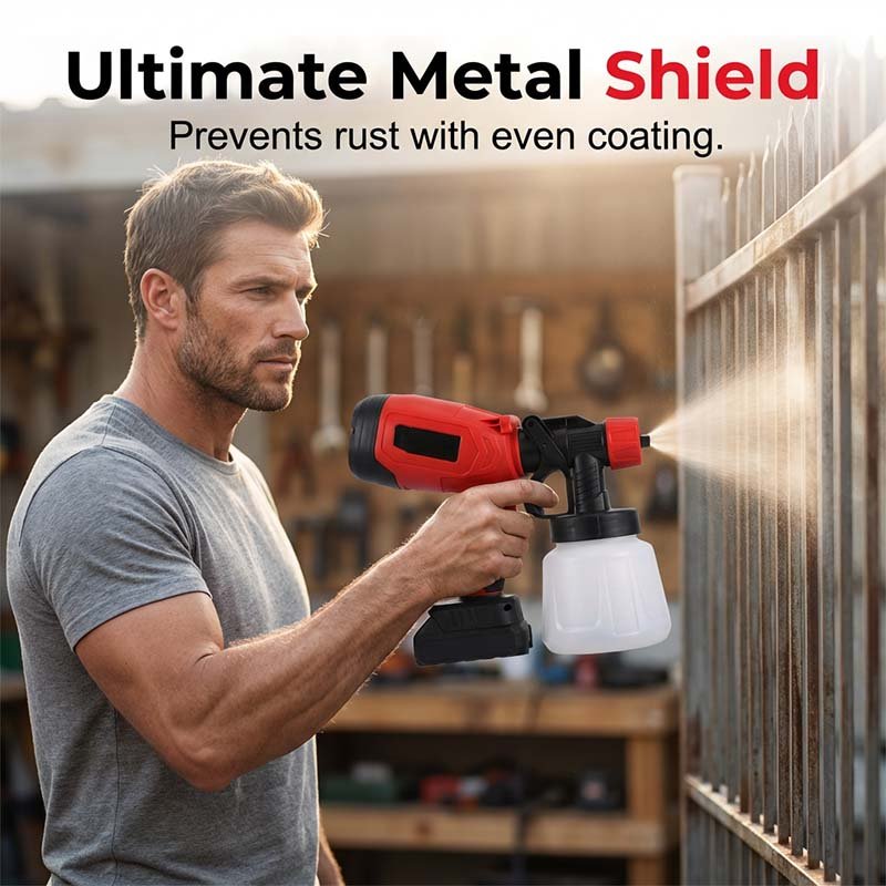 π¨π Cordless paint sprayer β 2 batteries, versatile, for painting & gardening! - Image 3