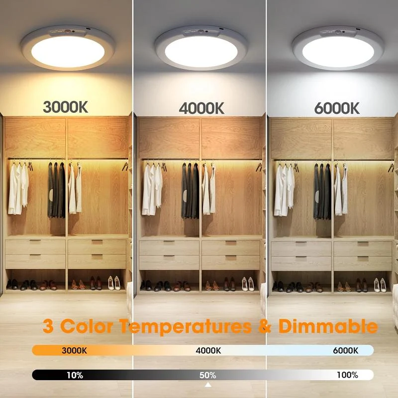 β¨ Rechargeable Motion Sensor Ceiling Light β Auto-On/Off, Magnetic Mount & Waterproof for Closet, Stairs, Garage & Balcony π¦π‘ - Image 6