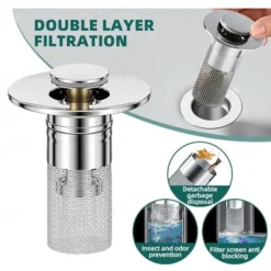 Alternative view of 🔥HOT SALE🔥Stainless Steel Floor Drain Filter